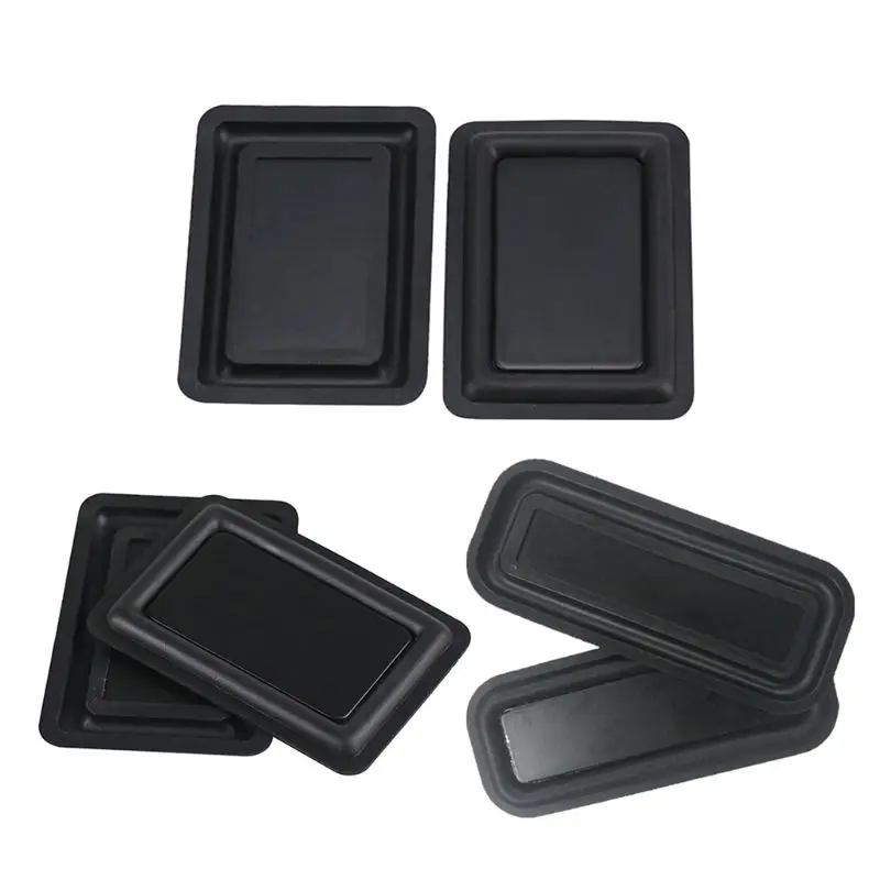 2 Pcs Square Audio Speaker Passive Bass Woofer Diaphragm Plate Per Car Home Home Drop Shipping
