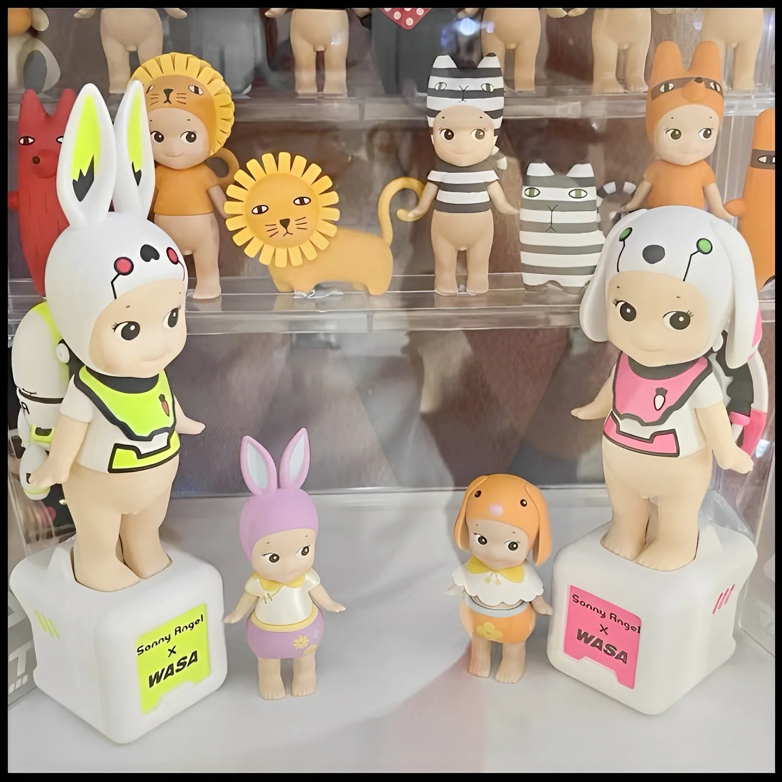 

Коллекция, аниме игрушки Sonny Angel X Wasatoy Space Series, мультяшная Милая флуоресцентная модель, игрушка, подарок на день рождения