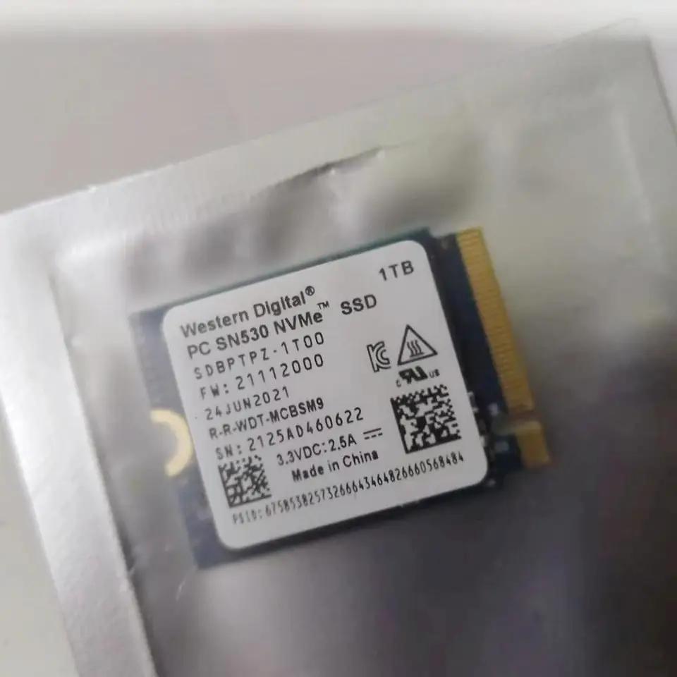 Western Digital WD SN530 M.2 2230 SSD 1TB 512GB 256GB NVMe PCIe