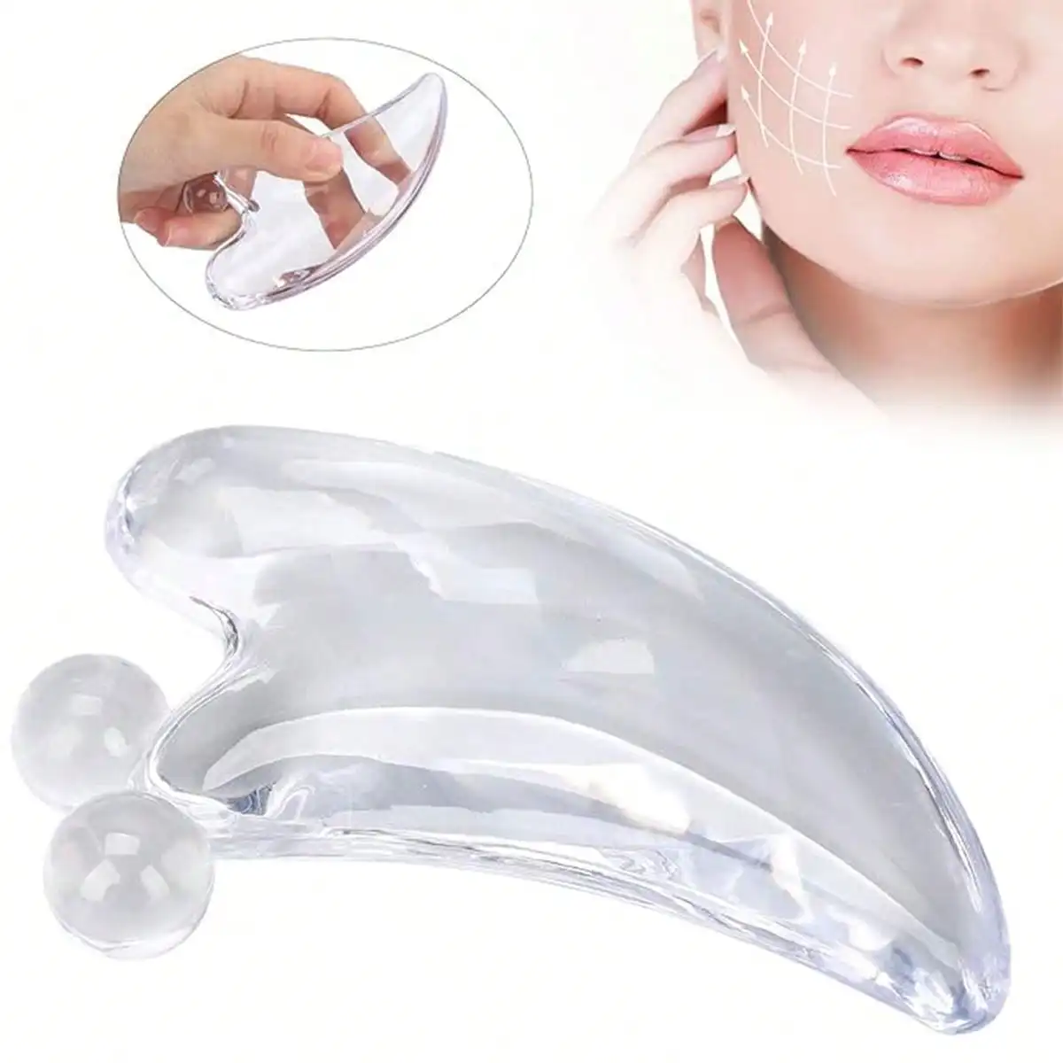 Buffalo Horn Gua Sha Board Massager Tool For Face And Body