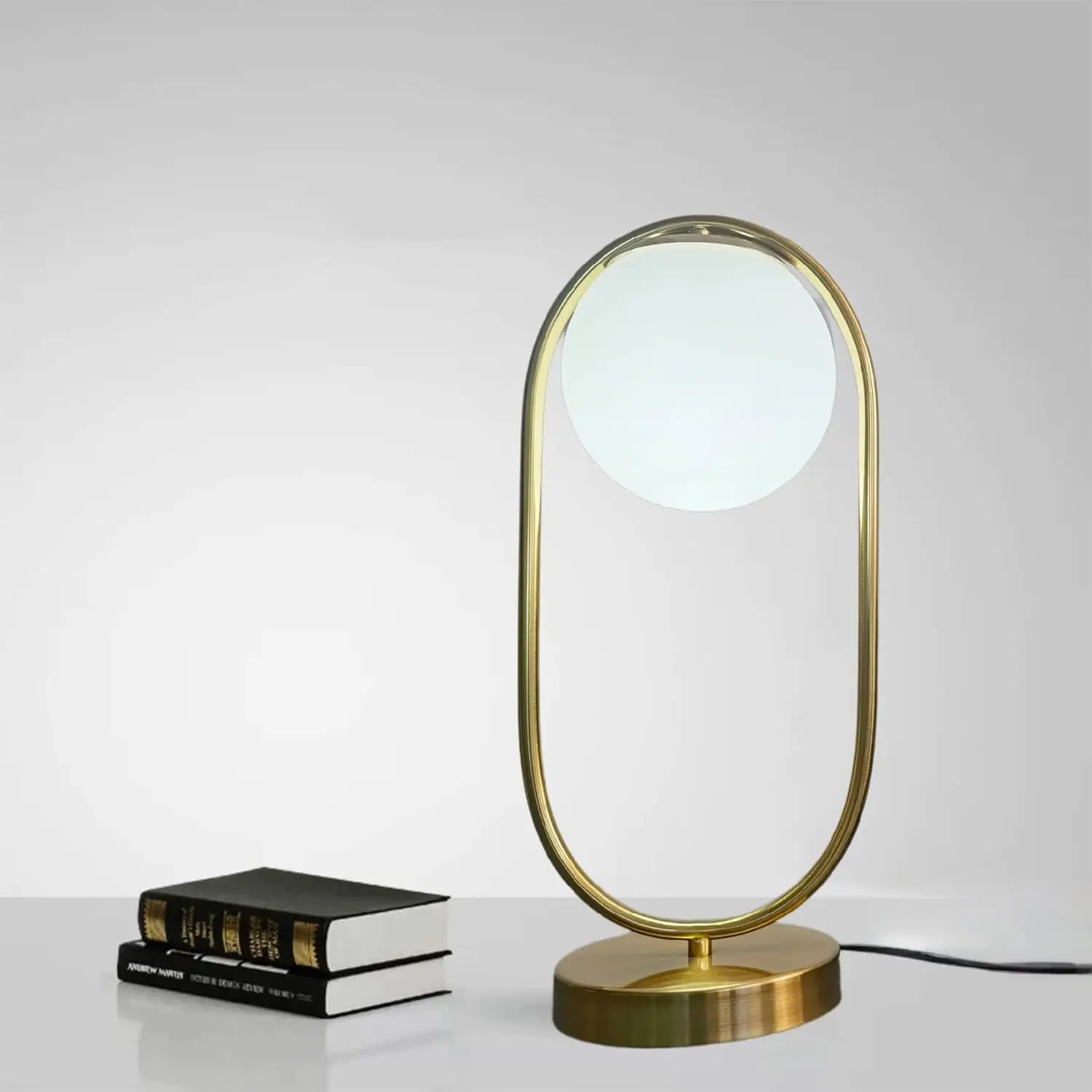 빈티지 럭셔리 골드 책상 램프 중반 세기 현대 유리 boho 침대 옆 침실 Led 흰색 전구 램프 기숙사 황동 책상 램프 f