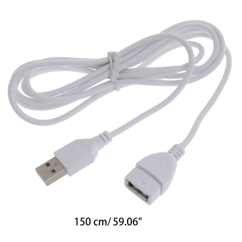 5ft USB Extension Cable Type A Male to Female Extension Cord USB Charging Cable Ceiling Fan LED Lamp