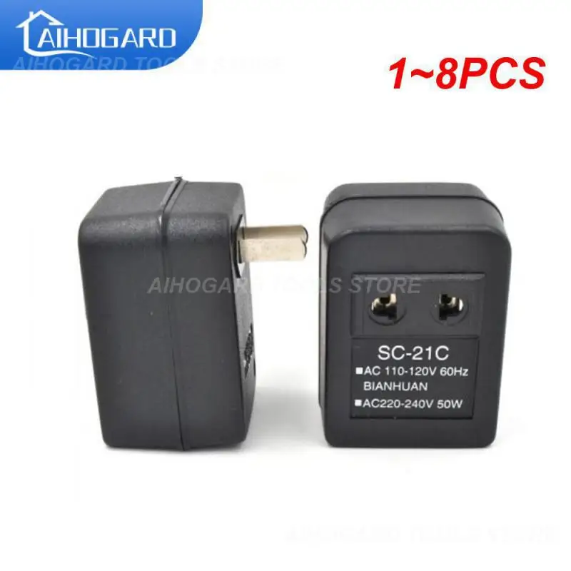 1~8PCS 220V to 110V/110V to 220V AC Power Voltage Converter 20W Adapter ...