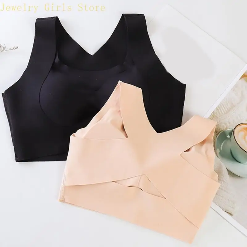 E56F Reggiseno da donna con chiusura frontale da indossare ogni giorno con leggero supporto levigante - immagine 4