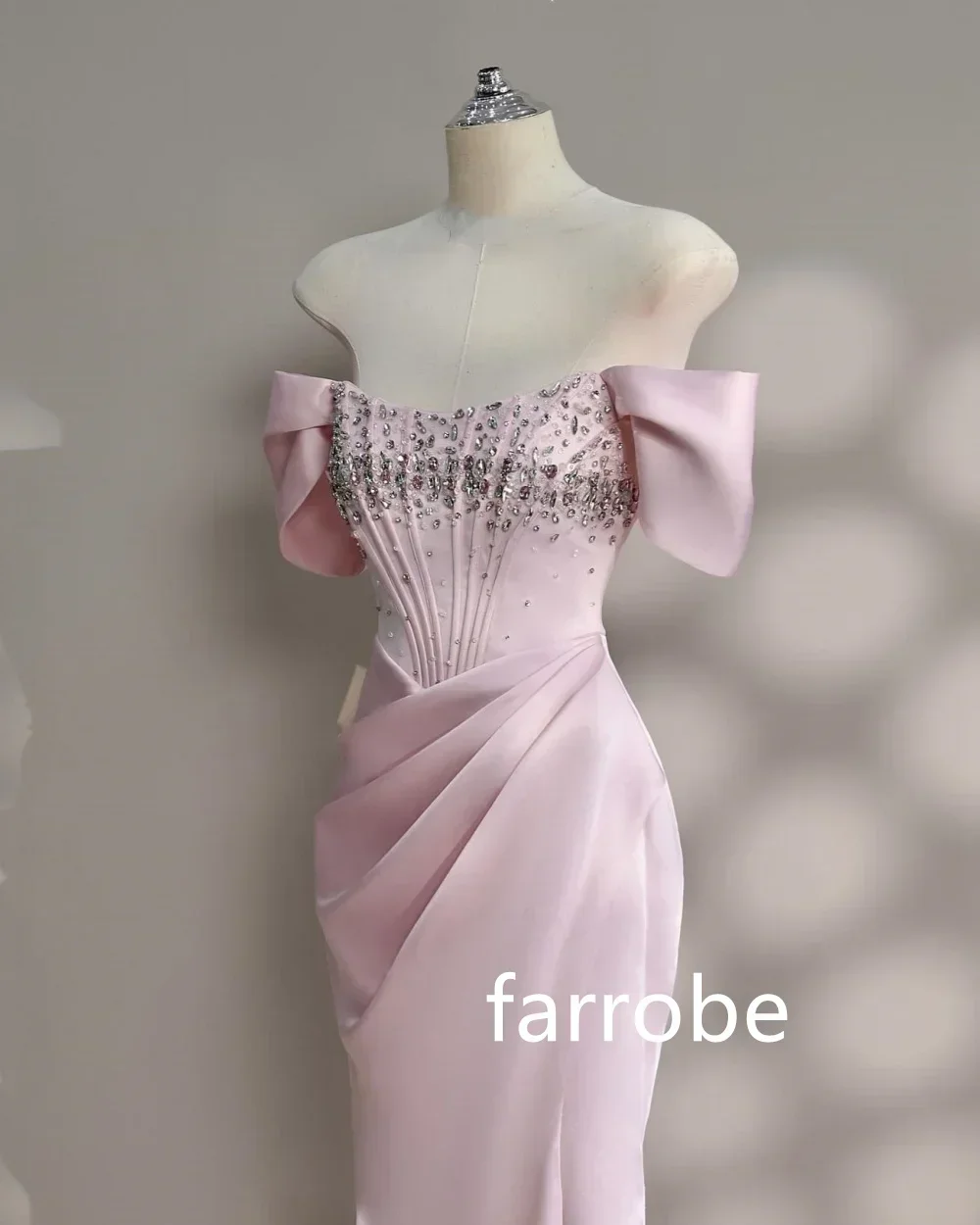 Chinese Style Sequined Jersey Pleat Mermaid Off-the-shoulder Midi Cocktail Dresses Formal Casual Simple Retr cocktail dress