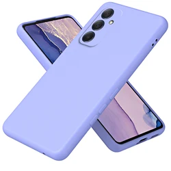 Premium Solid Silicone Phone Case - Ultra-Durable & Stylish Protection for A04E (Light purple)