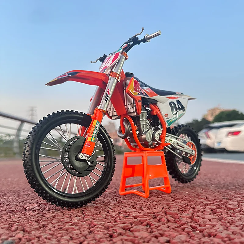 Maisto 1:6 2018 KTM 450 SX-F 팩토리 에디션 84 합금 트랙 레이싱 오토바이 모델, 금속 스포츠 오토바이 모델, 어린이 장난감 선물
