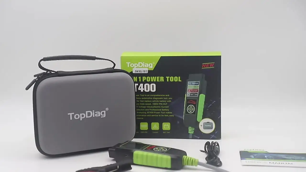 Тестер автомобильного аккумулятора Topdiag BT400 12 В/24 В 20-2000 CCA