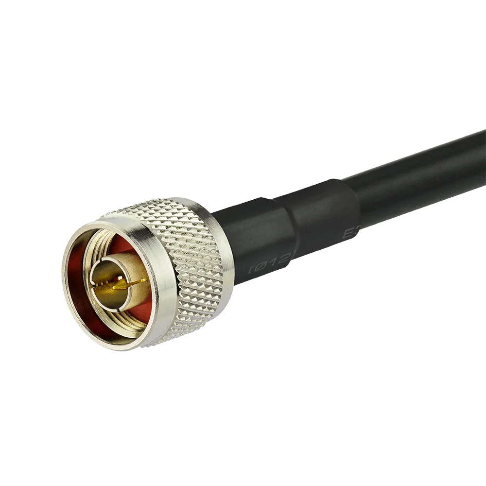 Superbat N Plug to Male RF Coaxial Cable Extension Cord Adapter KSR400 10M for Wireless Antenna Male Connector