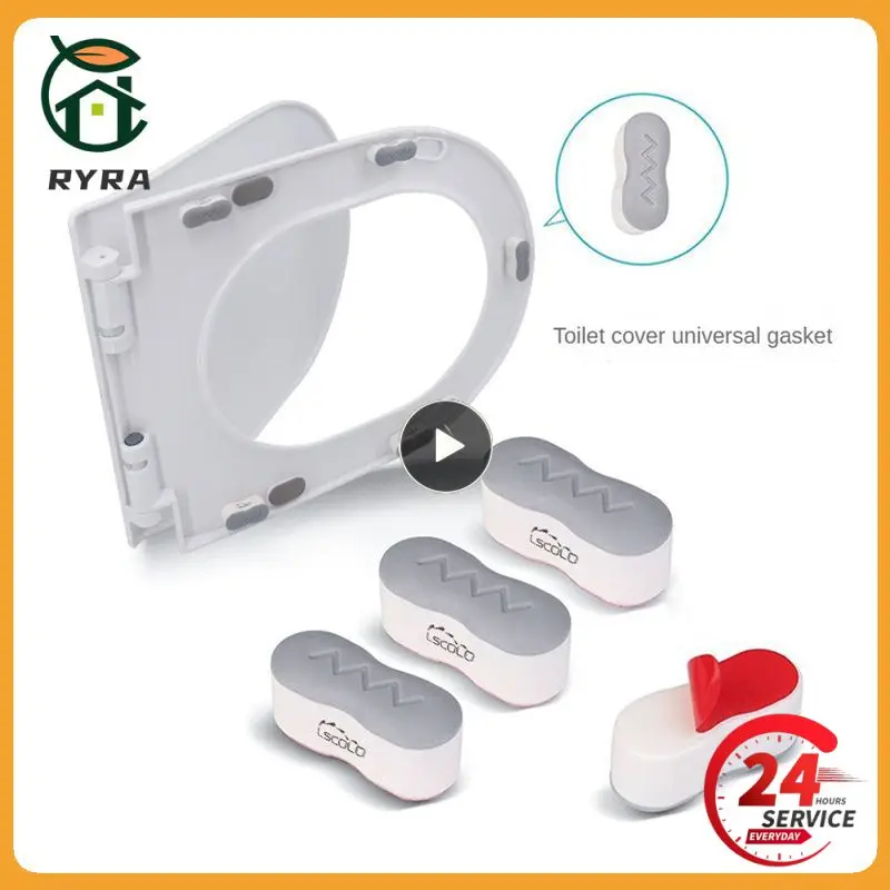 Toilet Seat Accessories 4/8/12PCS Universal Toilet Lid Cushion Anti-slip Toilet Seat Cushion Rubber Pad Stop Bumper Shock Absorber