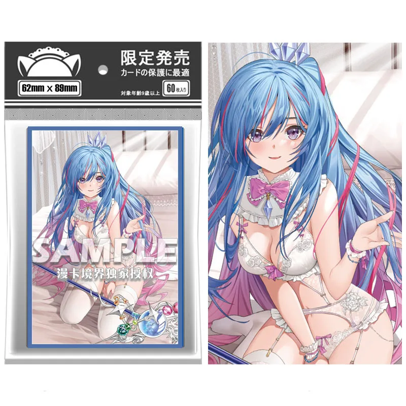 

62x89mm YU-GI-OH Card Sleeves 60PCS/Bag Picture Sleeves Illustration Anime Protector Card Cover for Board Games Trading Cards