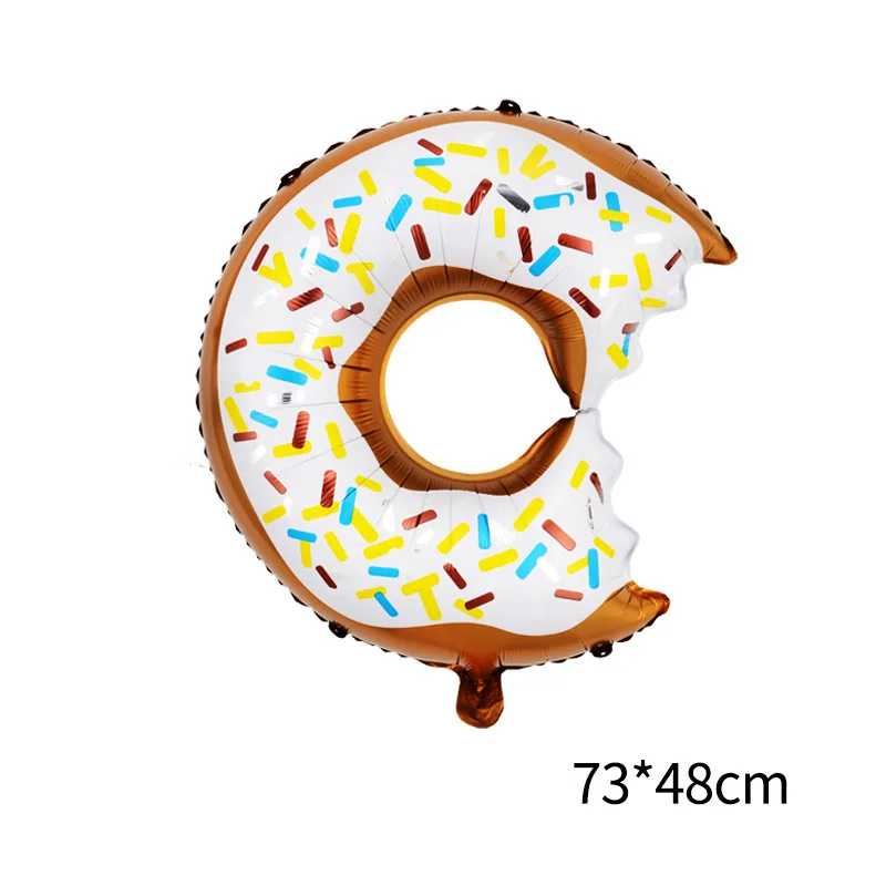 Summer Children's Ice Cream Party Decorative Products Ice Cream Sweet Cartridge Popsicle Sundae Alien Aluminum Balloon