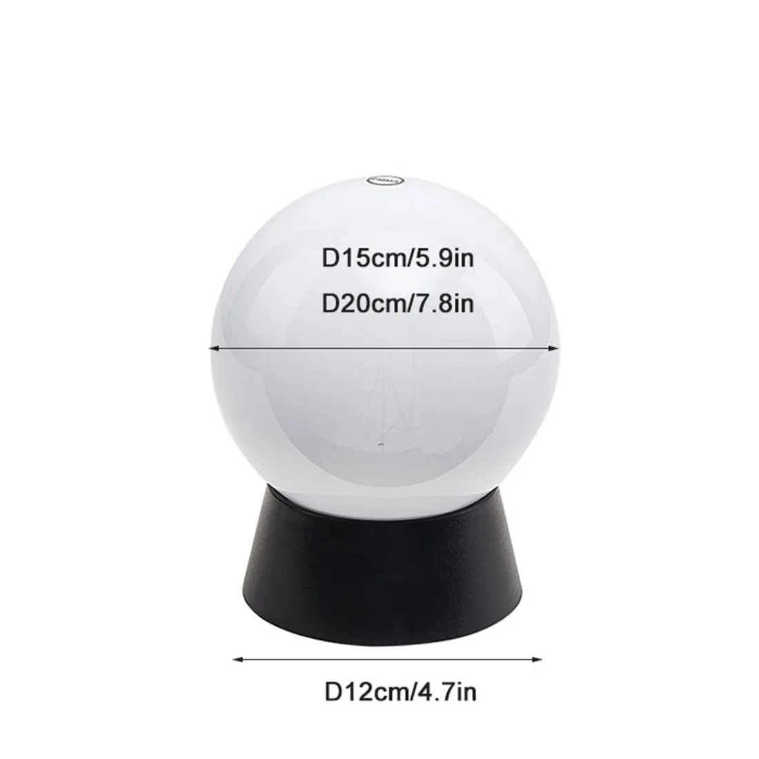 Outdoor Post Lamp Black Globe Shade Deck Lights Anti UV Fence Pillar Light for Yard Porch Dock Exterior Lantern Lighting 2