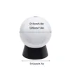 Outdoor Post Lamp Black Globe Shade Deck Lights Anti UV Fence Pillar Light for Yard Porch Dock Exterior Lantern Lighting 2