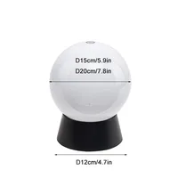 Outdoor Post Lamp Black Globe Shade Deck Lights Anti UV Fence Pillar Light for Yard Porch Dock Exterior Lantern Lighting 2