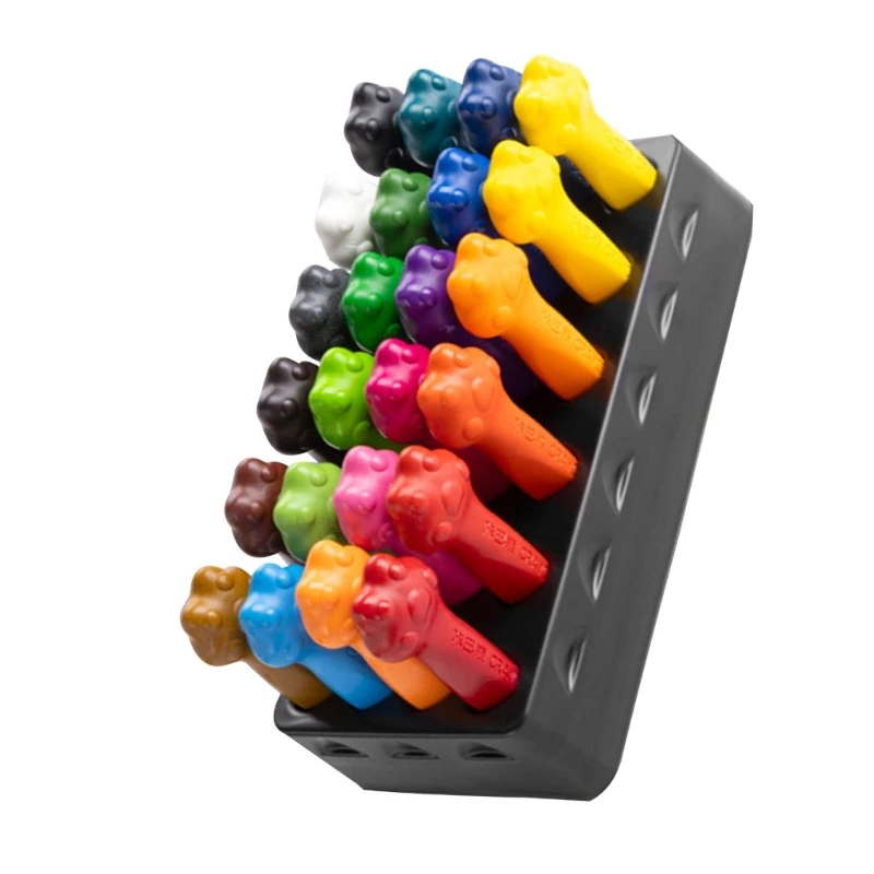Washable Crayons Toddlers Drawing Crayons for Drawing and Crafts Colouring Pencil Kids Educational Drawing Painting Pens F19E 6