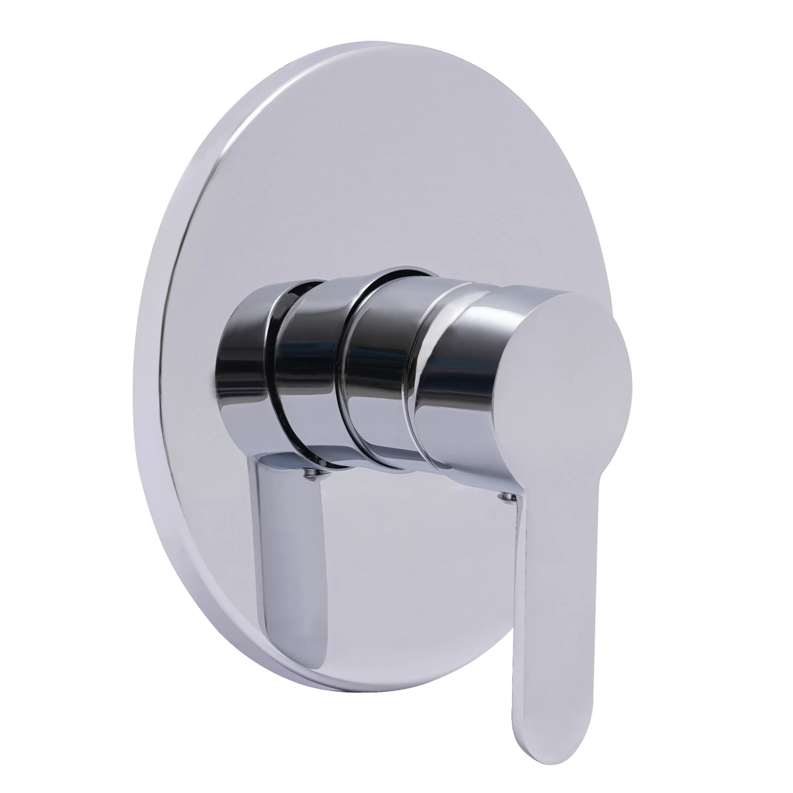 Single-Function Shower Handle Valve Trim Kit Shower Valves Chrome Wall Mount Brass Faucet Rough-In Valve Bathroom i