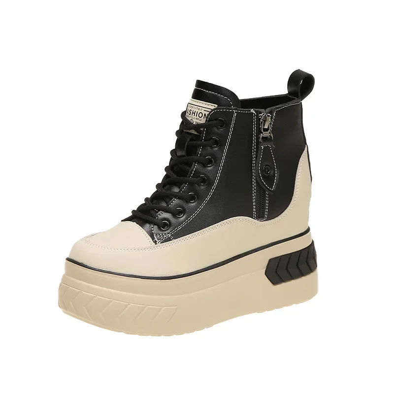 

Новинка лета 2023, дизайнерская женская обувь для увеличения 9 см, Уличная обувь на платформе, короткие мужские Спортивные Повседневные туфли, трендовые высокие туфли