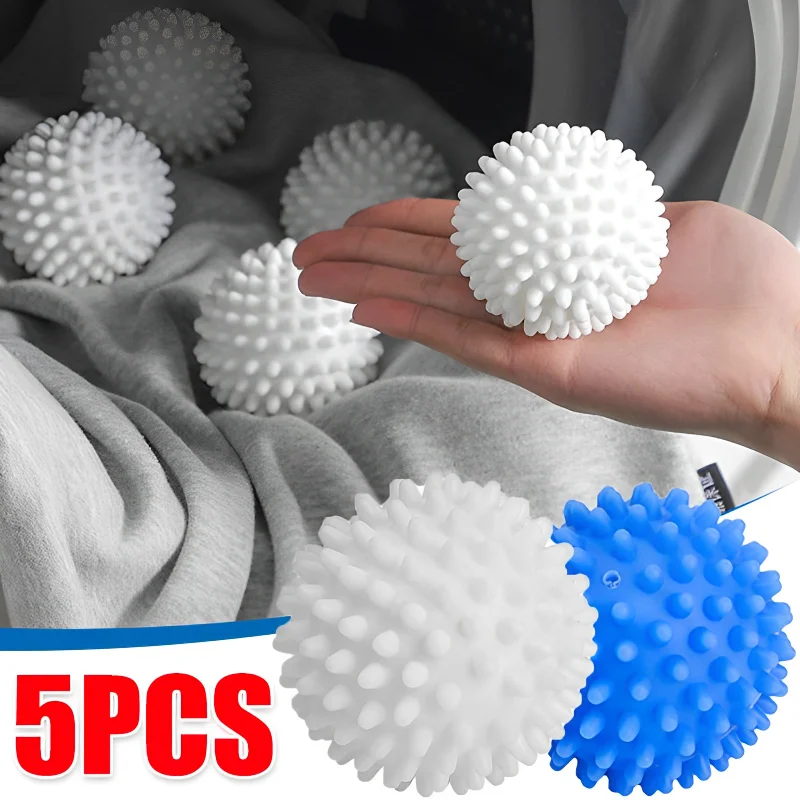 5/1PCS Laundry Ball Dryer Balls Household Reusable Clean Tools Laundry