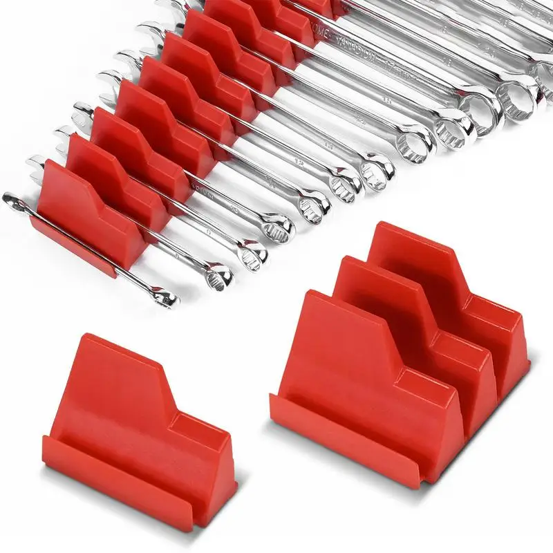 Magnetic Wrench Holder Flexible Combination Wrenches Storage Rack Holds 23 Wrenches Wrench Rack Tool Trays for Professionals