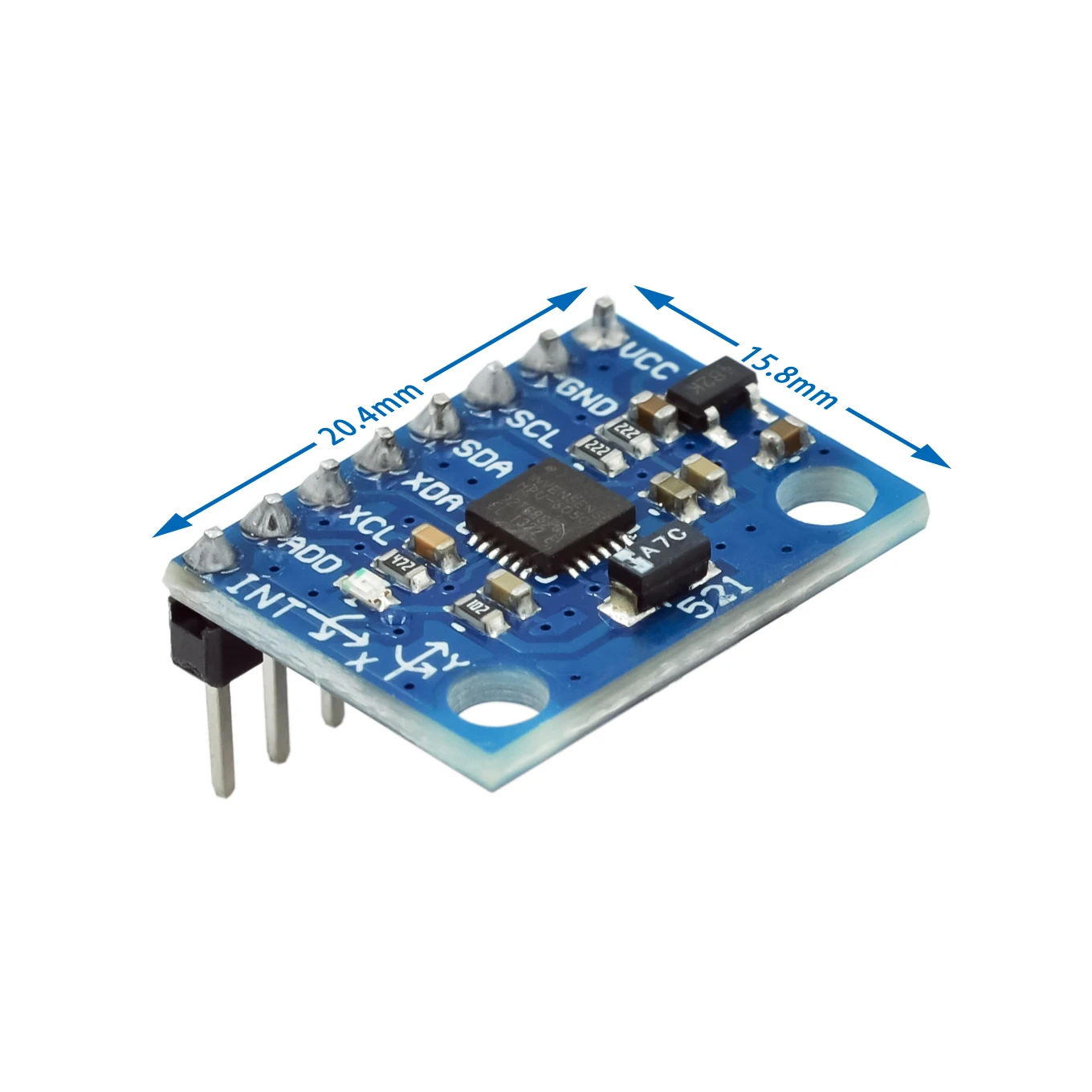 Gy521 Modulo I2c Arduino Sensore GY-521 MPU6050: Modulo Accelerometro E Giroscopio 3 Assi, Compatibile Con Arduino E Raspberry Pi Scheda MPU-6050 - Foto 8