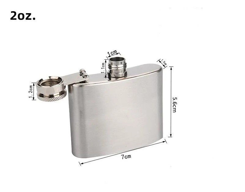 리틀 힙 1/2/3 스테인레스 스틸 휴대용 와인 병, 위스키 냄비, 힙 플라스크, 음료 와인, 고품질, 5온스