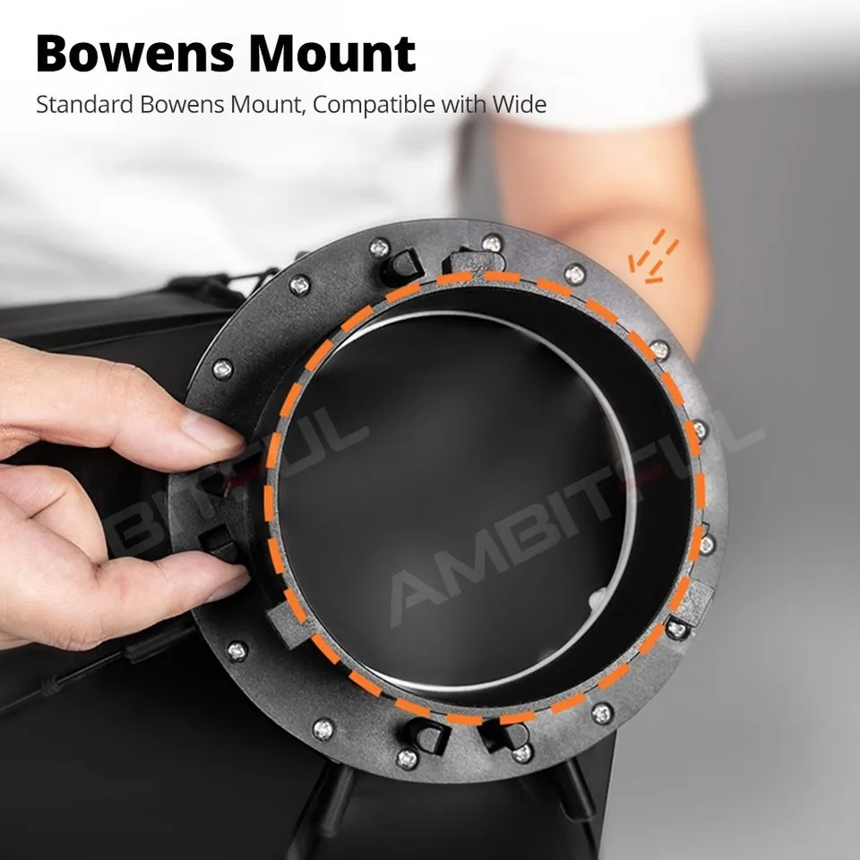 YONGNUO 55cm Bowens 마운트 소프트박스 YNBox 55K 미니 소프트박스 스튜디오 플래시 LED 조명 휴대용 경량 빠른 설치