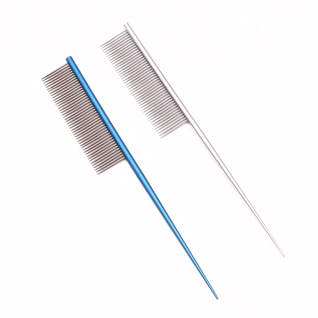 Cat Grooming Comb Pet Groomer For Dog Stainless/Copper Groomer Pets Combs Hairbrush Cat Dog Grooming Combs Dog Hair Care C7801 6