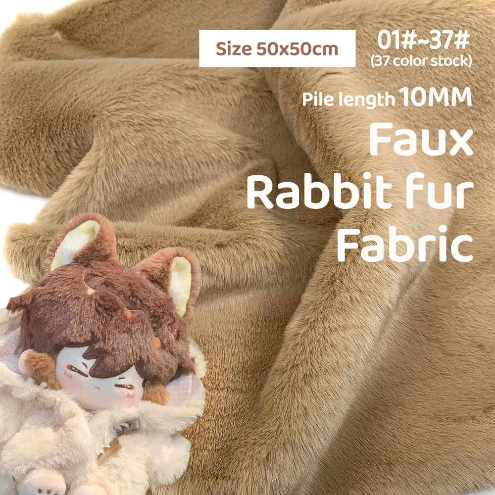 Size-50x50cm-Imitate-Rabbit-Fur-Plush-Fabric-Thickened-Polyester ...