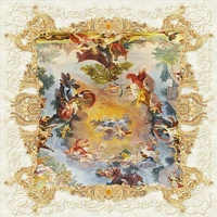 MU8273 Photo papier peint nordique aquarelle jardin plantes fleurs mur tissu salon toile de fond revêtement mural décor à la maison Fresco 3