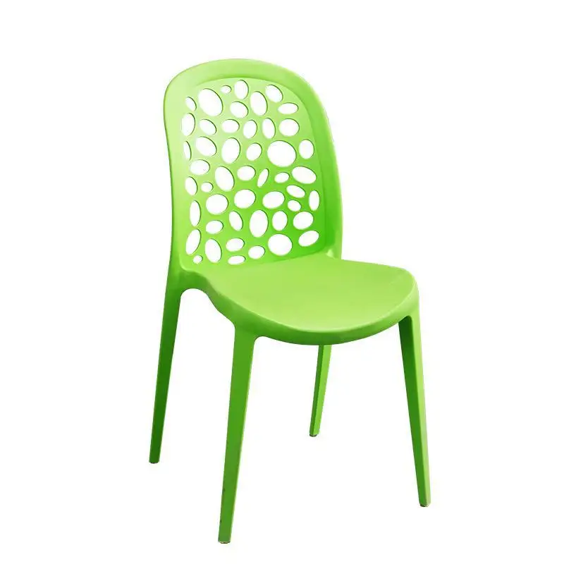 Nordic leisure dining chair modern minimalist desk negotiation backrest chair cafe dining chairs thickened plastic