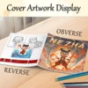 Adult Picture Book - Nezha Character Illustrations and Vibrant Color Fill Pages for Relaxation and Creativity 5
