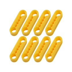 Universal Silicone Car Door Lock Cover - Anti - Vibration & Soundproof Shock Absorber (8 Yellow)