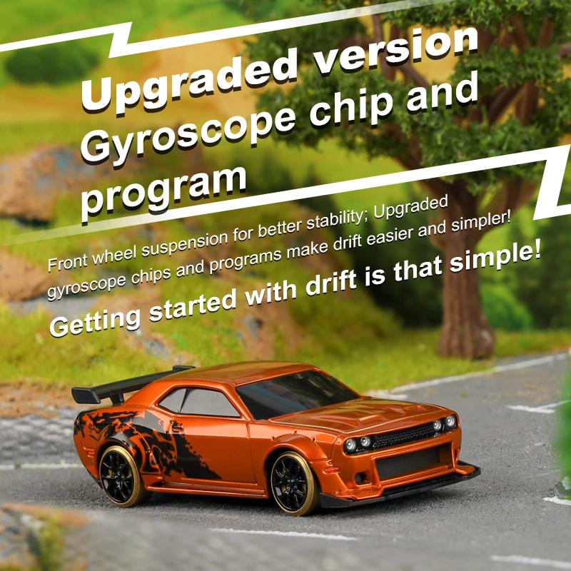 Turbo Racing 1:76 C65 Limited Edition Drift RC Car With Gyro Radio Full Proportional Remote Control Toys RTR Desktop Toys 5