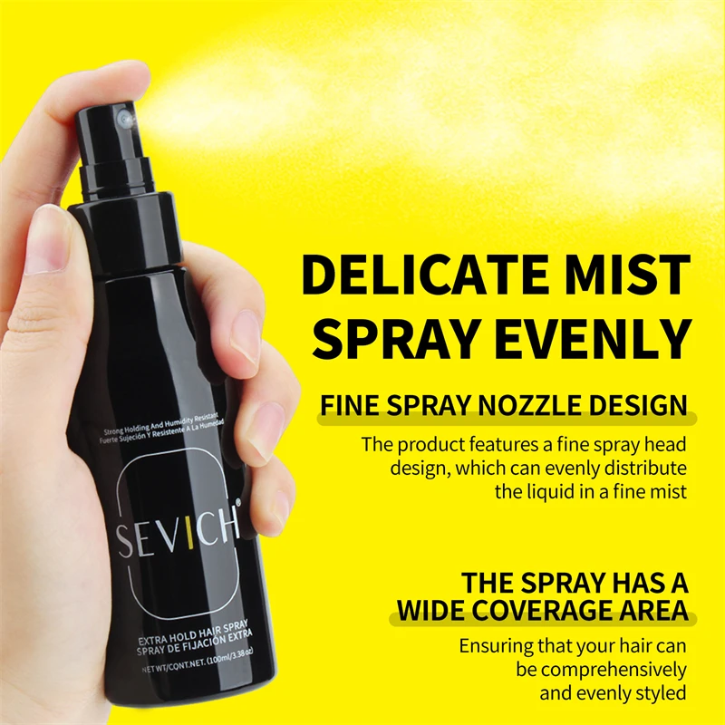 Spray fissante per fibre capillari, spray per lo styling a lunga durata, spray per capelli per tutti i tipi di fibre capillari in polvere - immagine 3