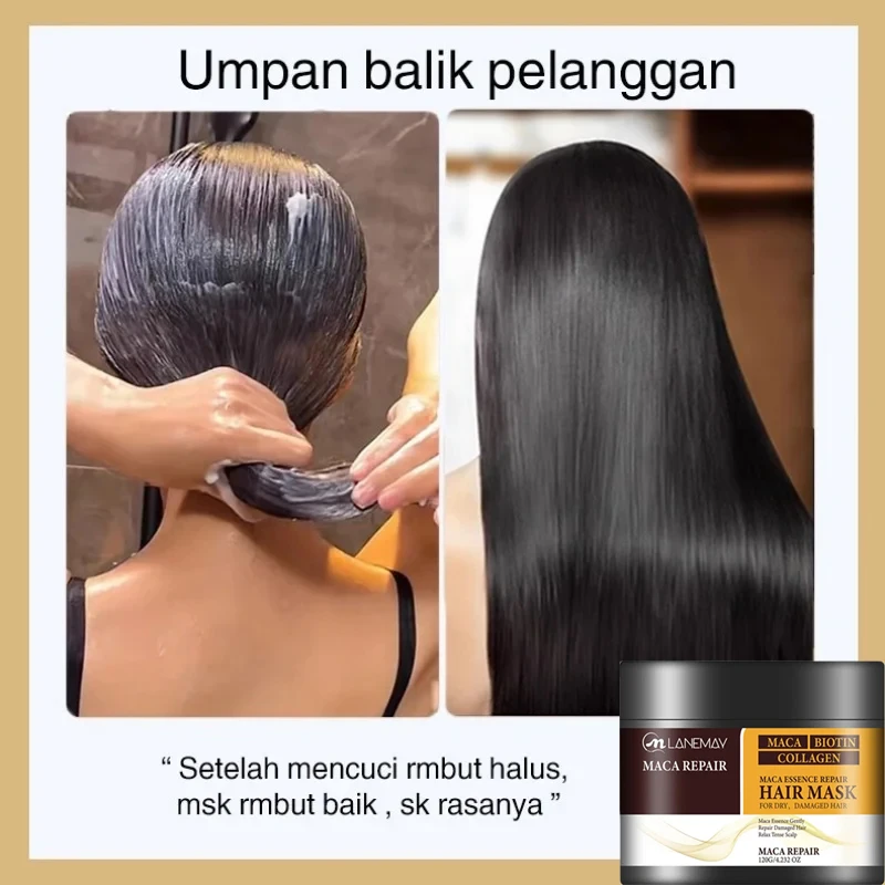 120ml Keratin Hair Mask 5 Seconds Repair Damage Frizzy Hair Shiny Care Treatment Scalp hair mask