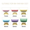Kemei 1 2 3 4 6 9 mm Professional Hair Trimmer Multicolor Limit Comb Universal Barber Accesories for 5027 1949 5098 9163 5021 3