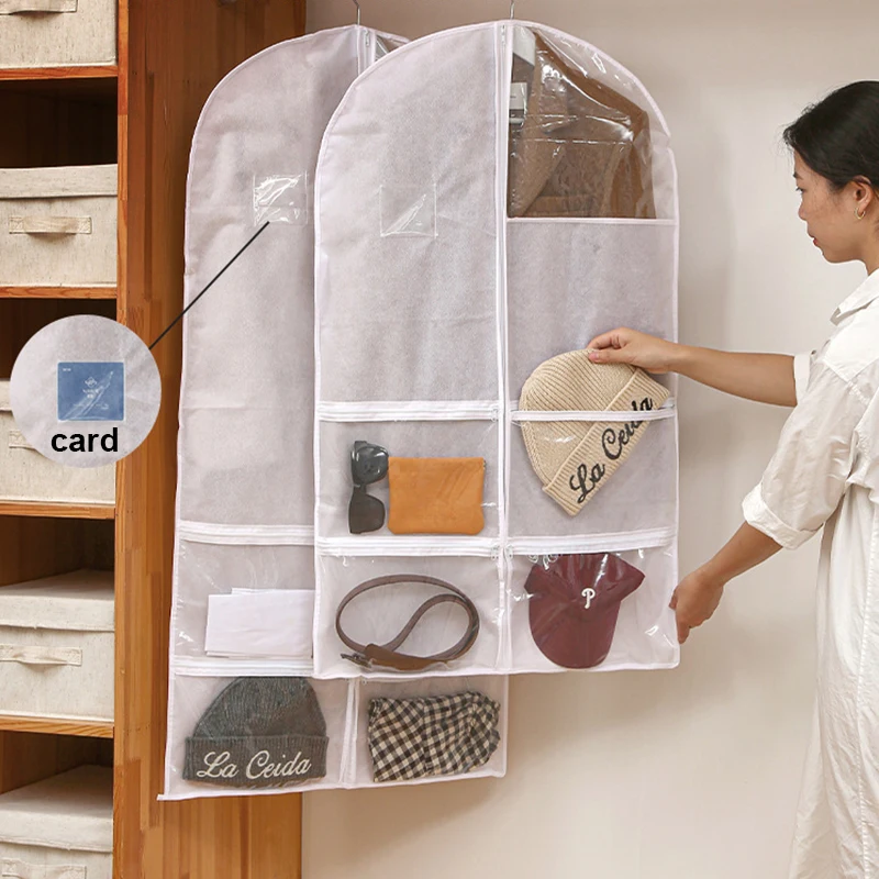 KEEGH Clear Garment Bags For Dance Costumes 40 Inch Dance Garment