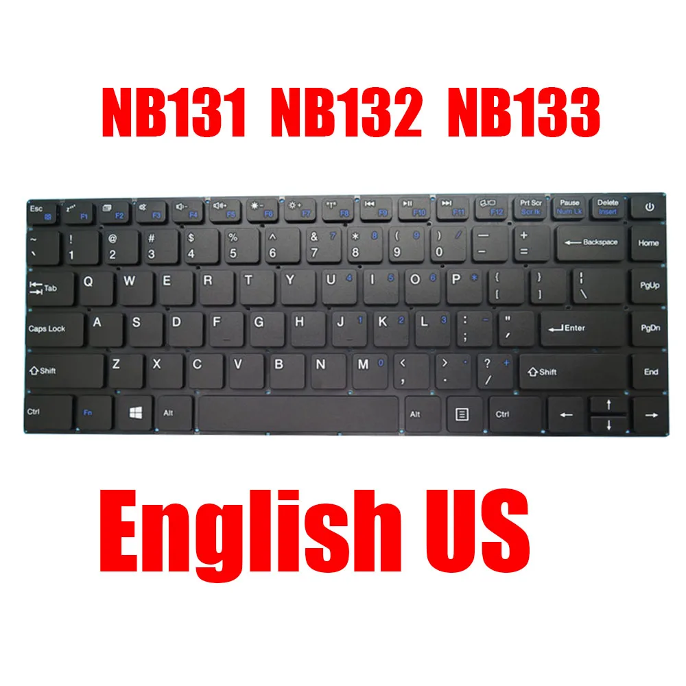 Laptop Replacement Keyboard For Irbis NB131 NB132 NB133 English US Black Without Backlit New