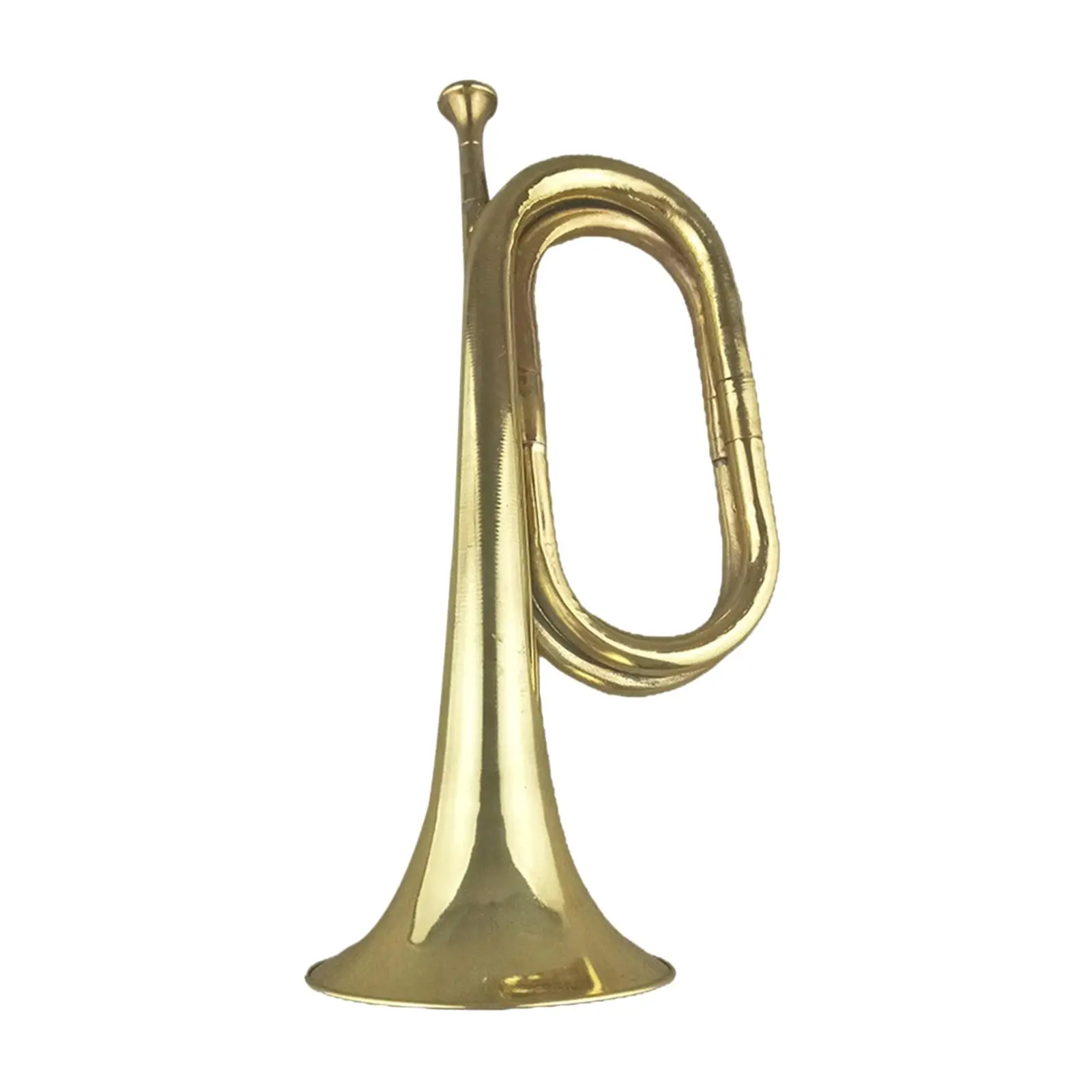 Brass Marching Bugle Cavalry Trumpet for Scouting Beginners Children Kids Adults