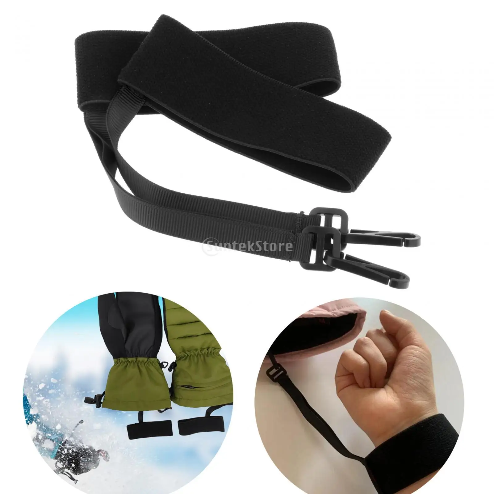 Snowboard Winter Ski Gloves Safety Strap Adult Sport Glove Strap Ski Glove Wrist Strap Mitten Handcuff Straps 4