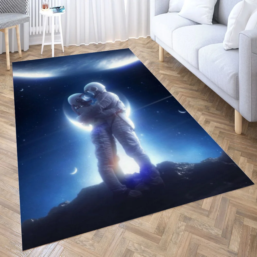 Space Love Carpet in The Living Room Bath Mat Decora Door In Bedroom Mats Rugs |