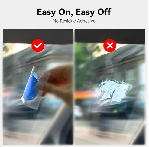 car Suction Cup Bracke Double-Sided Adhesive Pad Dash Cam Built-in GPS Module Easy Install and Electrostatic Stickers 6