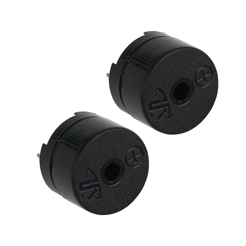 10pcs 12085 패시브 버저 3V 5V 9V 12V 일반 사용 미니 피에조 버저 키트 12MMx8.5MM 42R 저항, Arduino 용