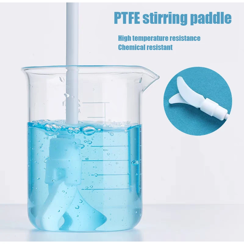 PTFE 교반 바 PTFE 교반기 혼합 패들, 머들러 산성 알칼리 고온 저항, 29cm/34mm