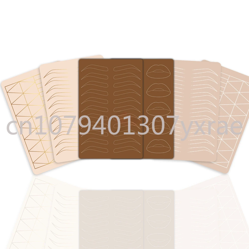 

Eyebrow, lip beauty, pupil line, silicone simulated tattooed eyebrow artificial leather, double-sided thickened printing