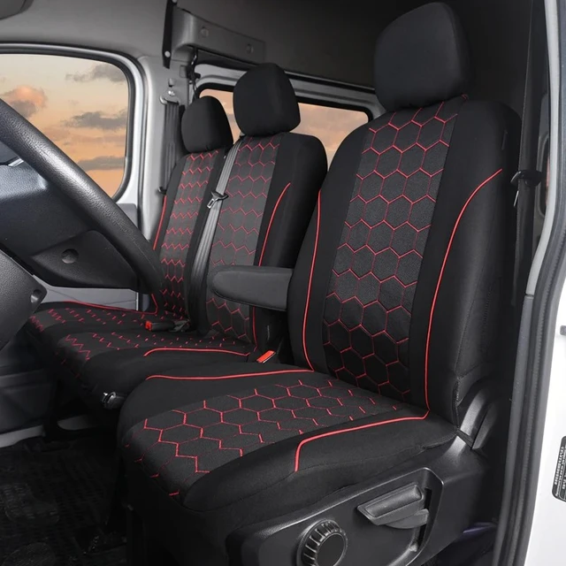 AUTOYOUTH-fundas de asiento universales para la mayoría de furgonetas y  camiones, estilo cebra, para conductor individual y doble pasajero, 2 + 1 -  AliExpress
