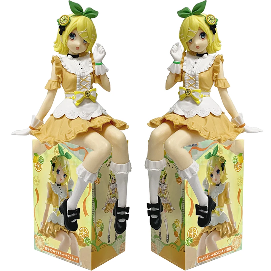 Kagamine Rin & Hatsune Miku Anime PVC Action Figures - Cute Collectible Desktop Accessories & Gift Toys