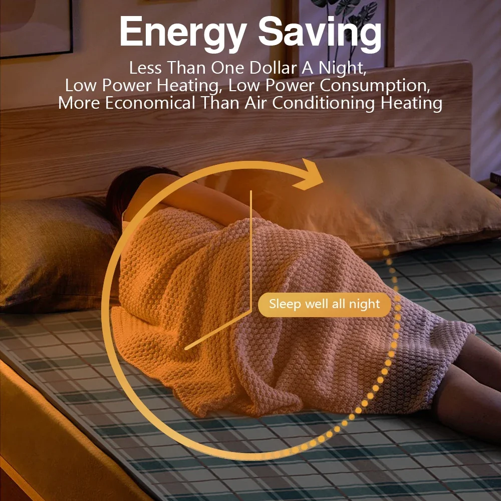 Electric Blanket 220V/110V Home Bedroom Heater Mat Heating Mattress Winter Thermostat Warmer Cushion Pad Constant Temperature 3