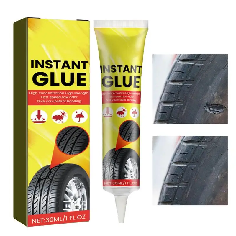 

auto Liquid Strong Rubber Puncture Repair Glue Quick And Seamless Repair Adhesive Instant Bond Leather Automobile Accessories